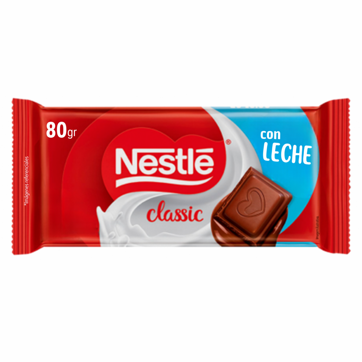 Chocolate En Tableta Con Leche NESTLÉ CLASSIC 80 G