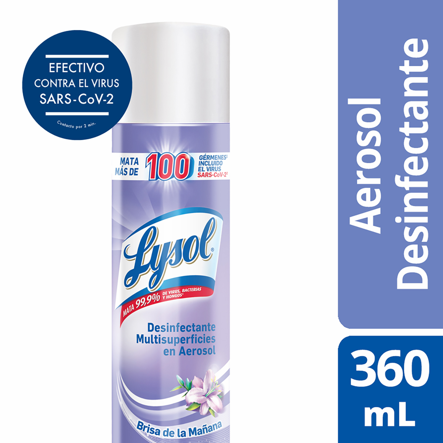 Desinfectante Aerosol Brisa De La Mañana LYSOL 360 Ml