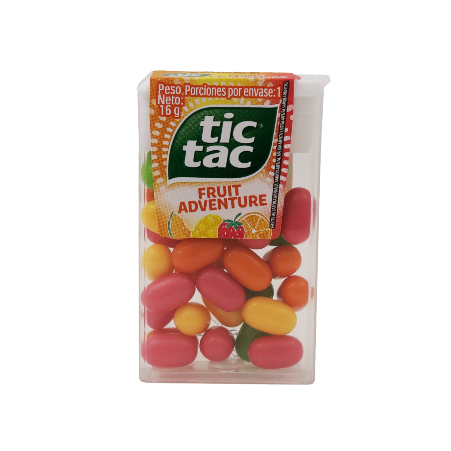 Caramelo Masticable Sabor Fruit Adventure TIC TAC 16 G