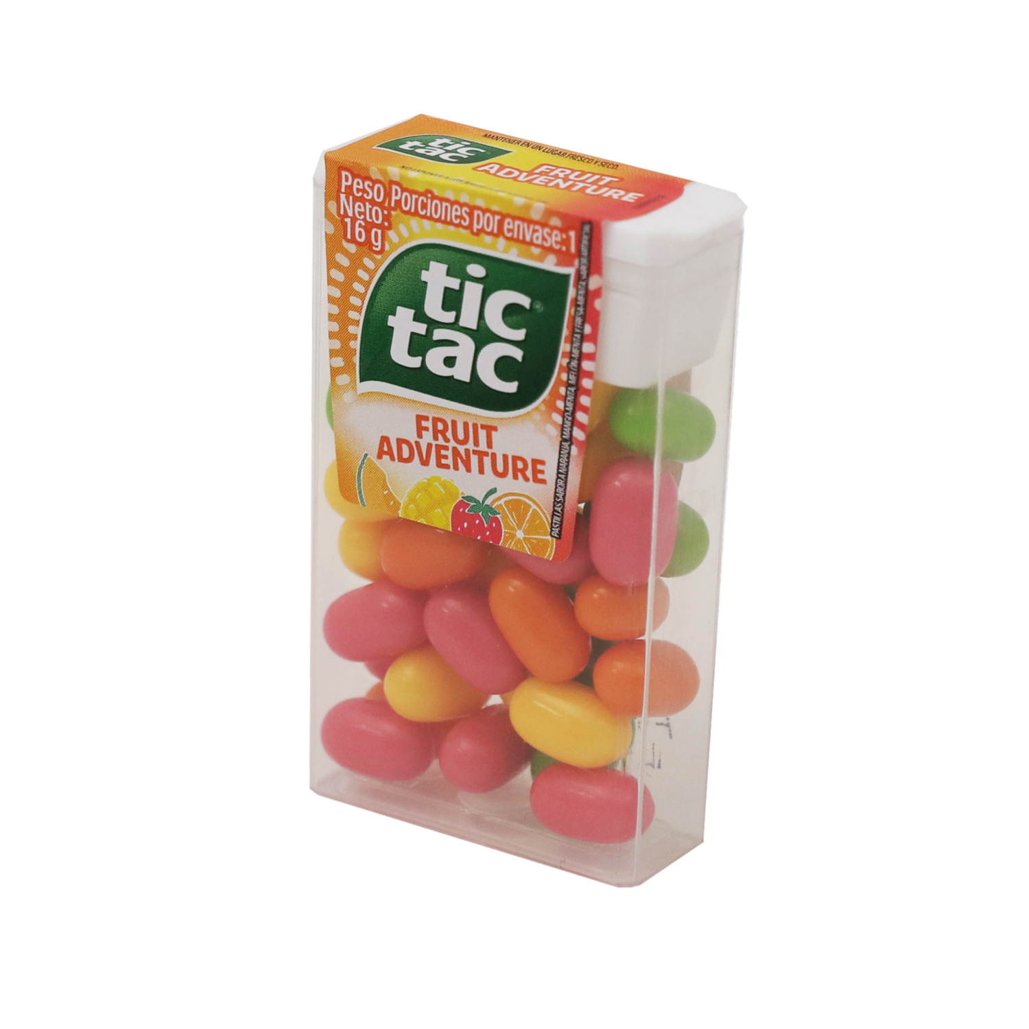 Caramelo Masticable Sabor Fruit Adventure TIC TAC 16 G - Supermaxi