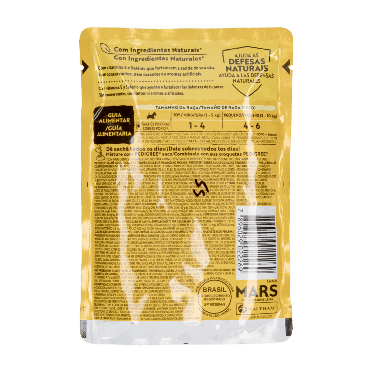 Alimento Húmedo Para Perros Pollo En Salsa PEDIGREE 100 G