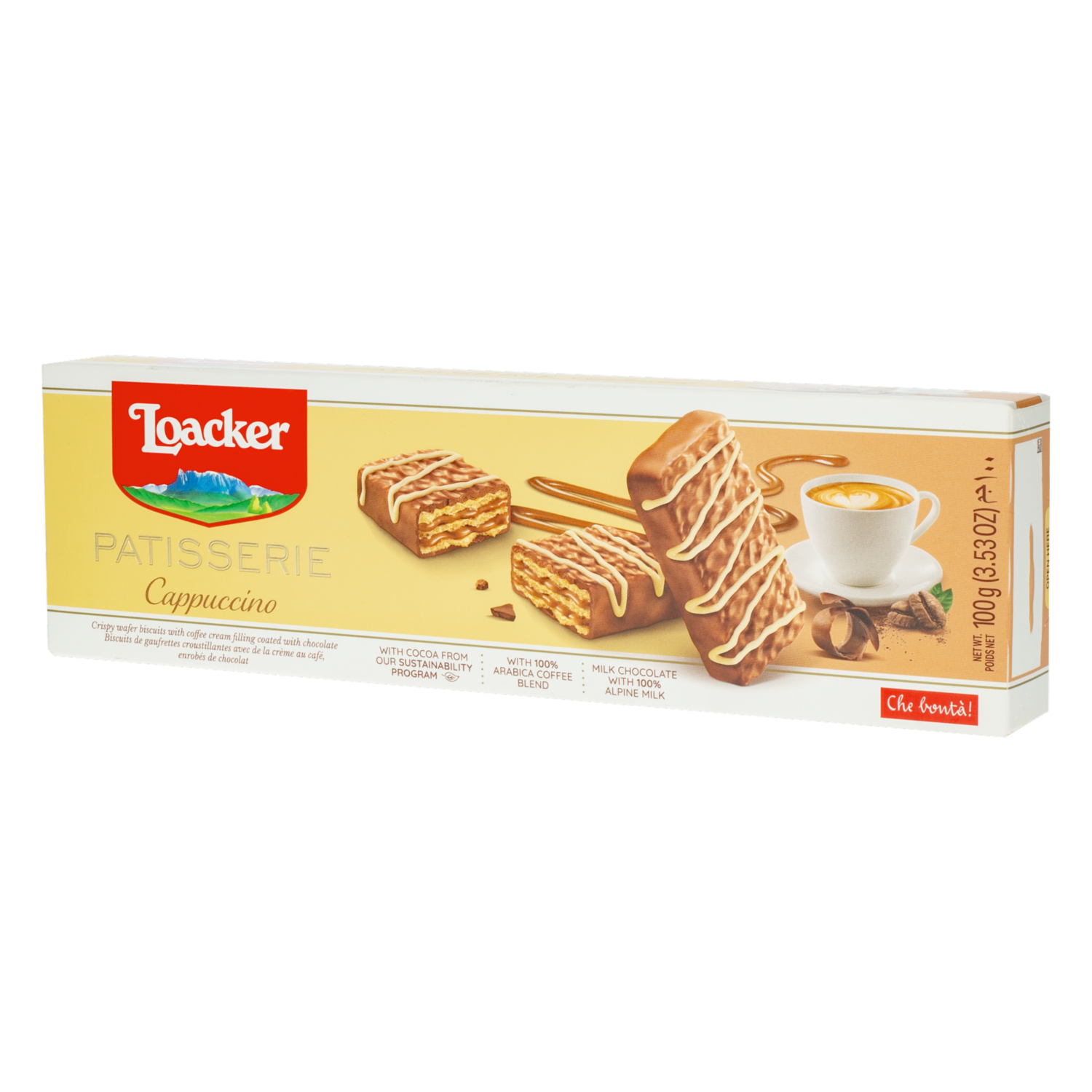 Galletas Dulces Wafer Capuccino LOACKER 100 g