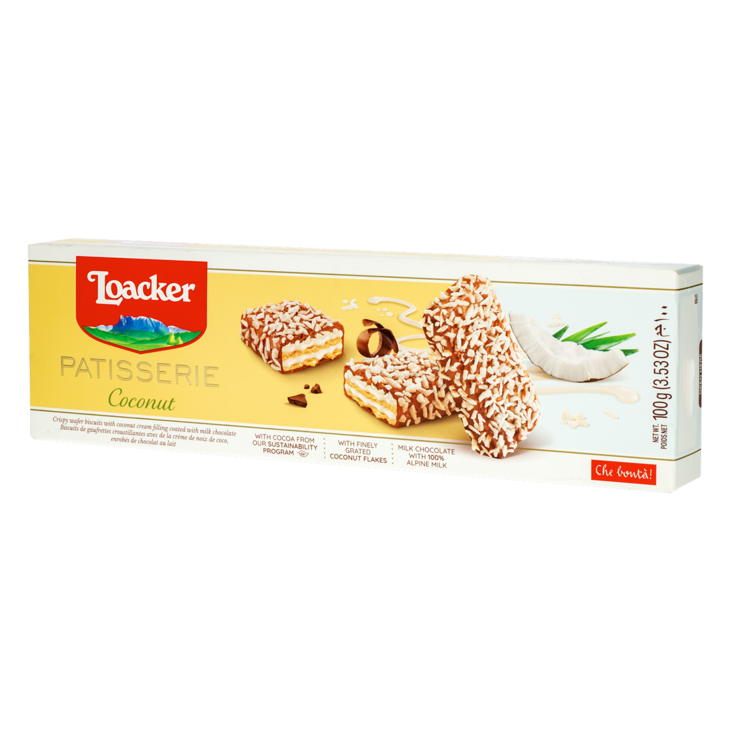 Galletas Dulces Wafer De Coco LOACKER 100 g