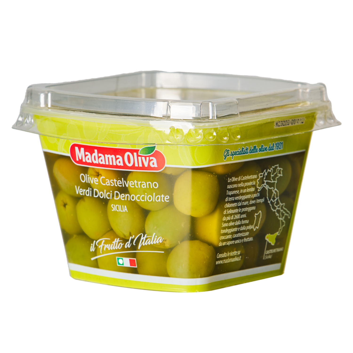 Aceitunas Verdes Sin Hueso MADAMA OLIVA 480 G