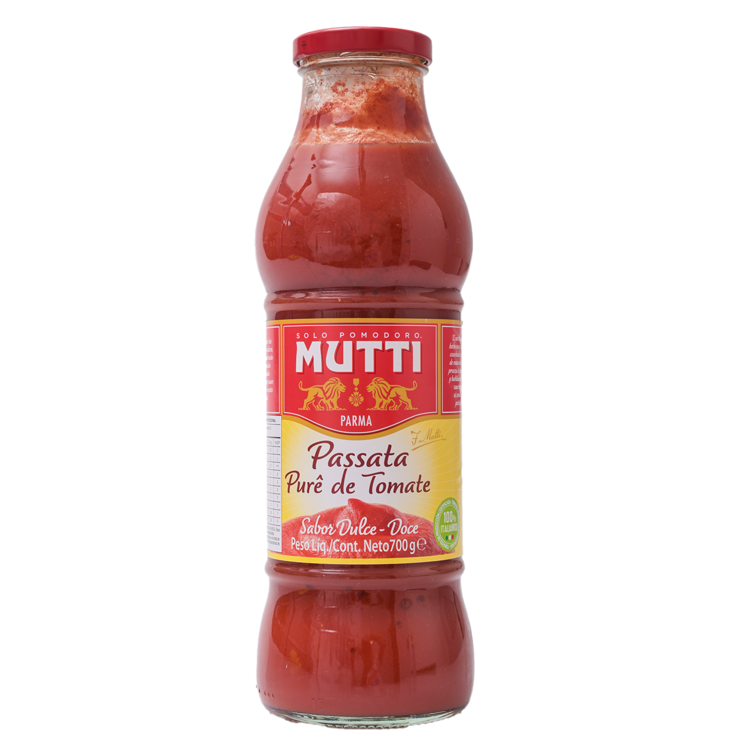 Pure De Tomate Clásico MUTTI 700 Gr