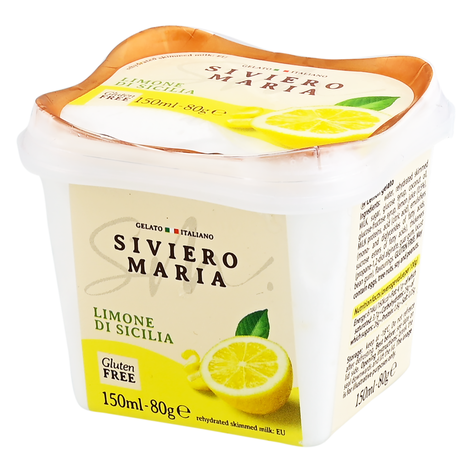 Helado Sorbete De Limón SIVIERO MARIA Tarrina