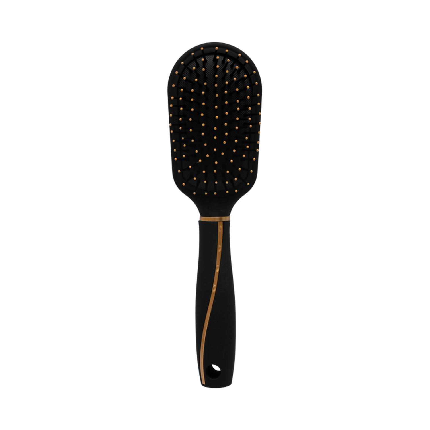 Cepillo De Cabello Ovalad Negr Con Dorado HAIR WITH FLAIR Unidad