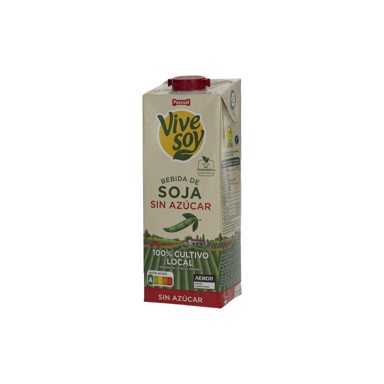 Bebida De Soya Natural Sin Azúcar VIVE SOY 1000 Ml
