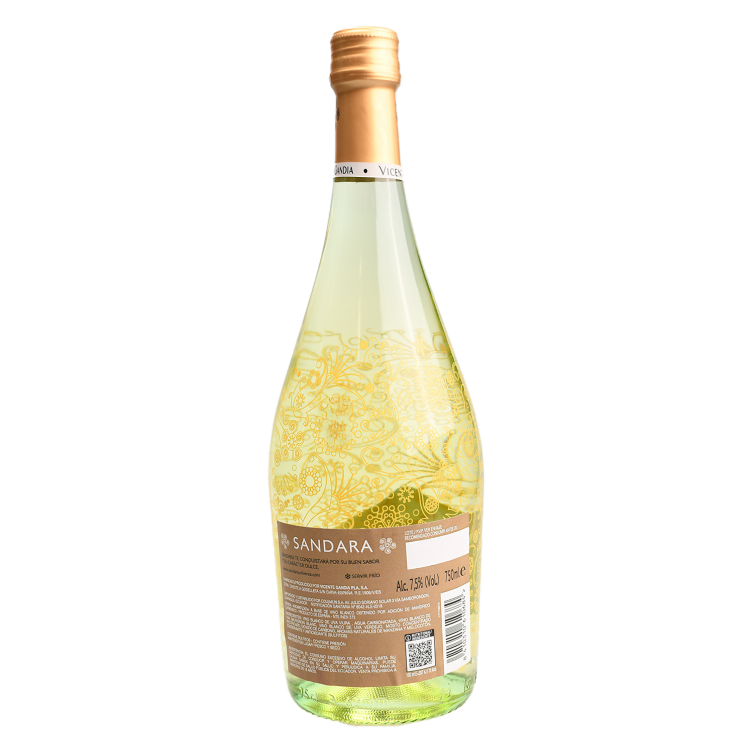 Vino Blanco Espumoso SANDARA 750 Ml
