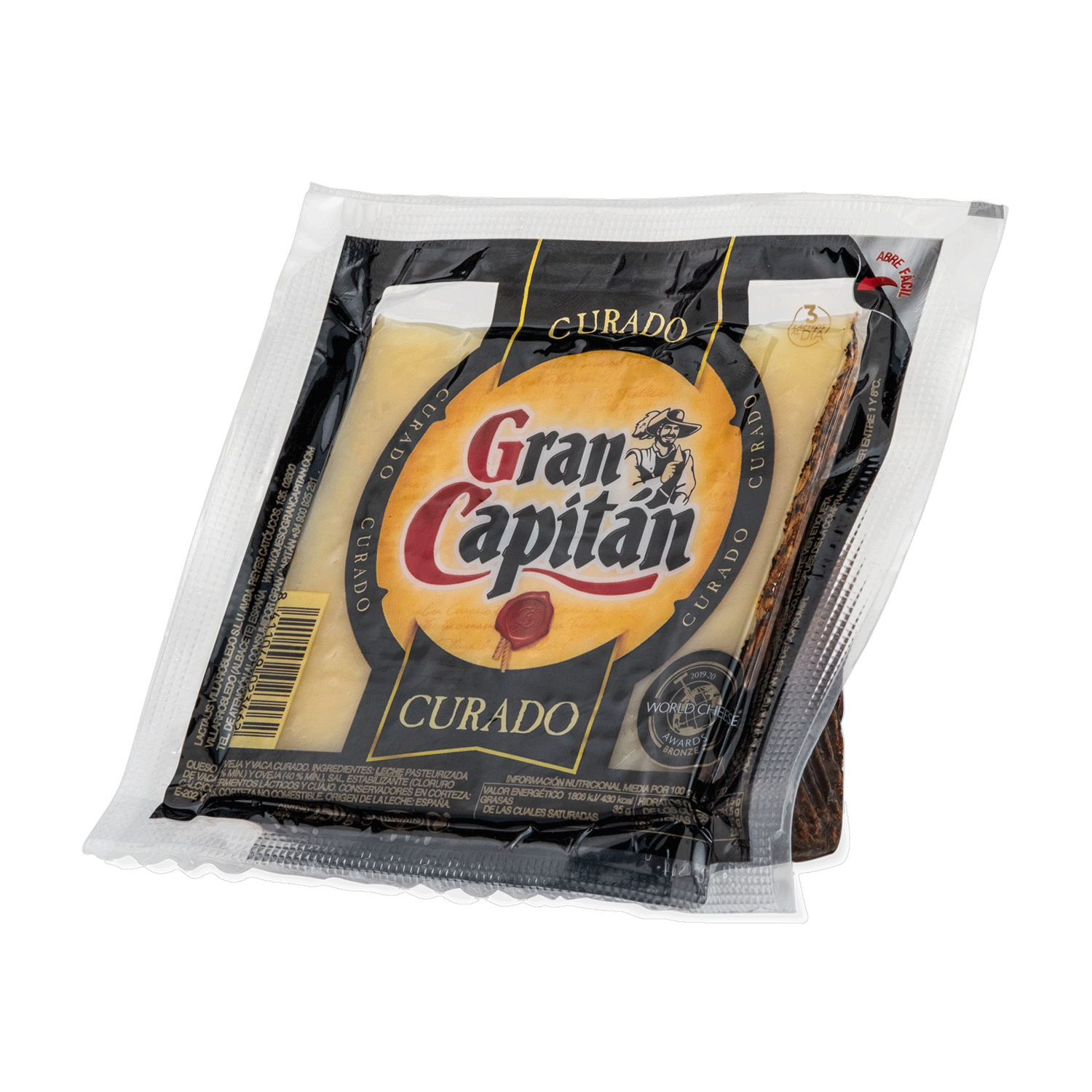 Queso Gran Capitán Curado GRAN CAPITÁN 250 G