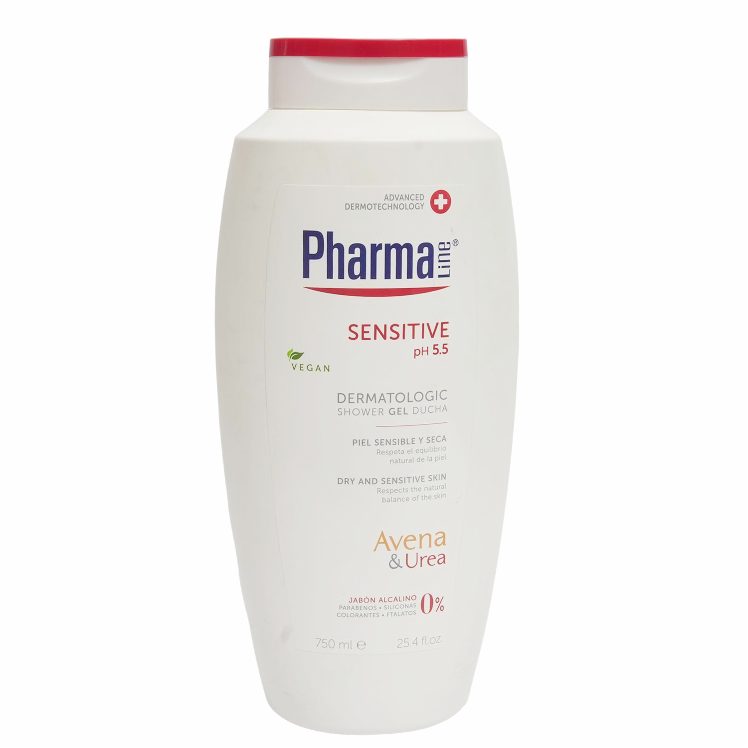 Gel De Baño Para Piel Sensible Con Avena Y Urea PHARMA LINE 750 Ml
