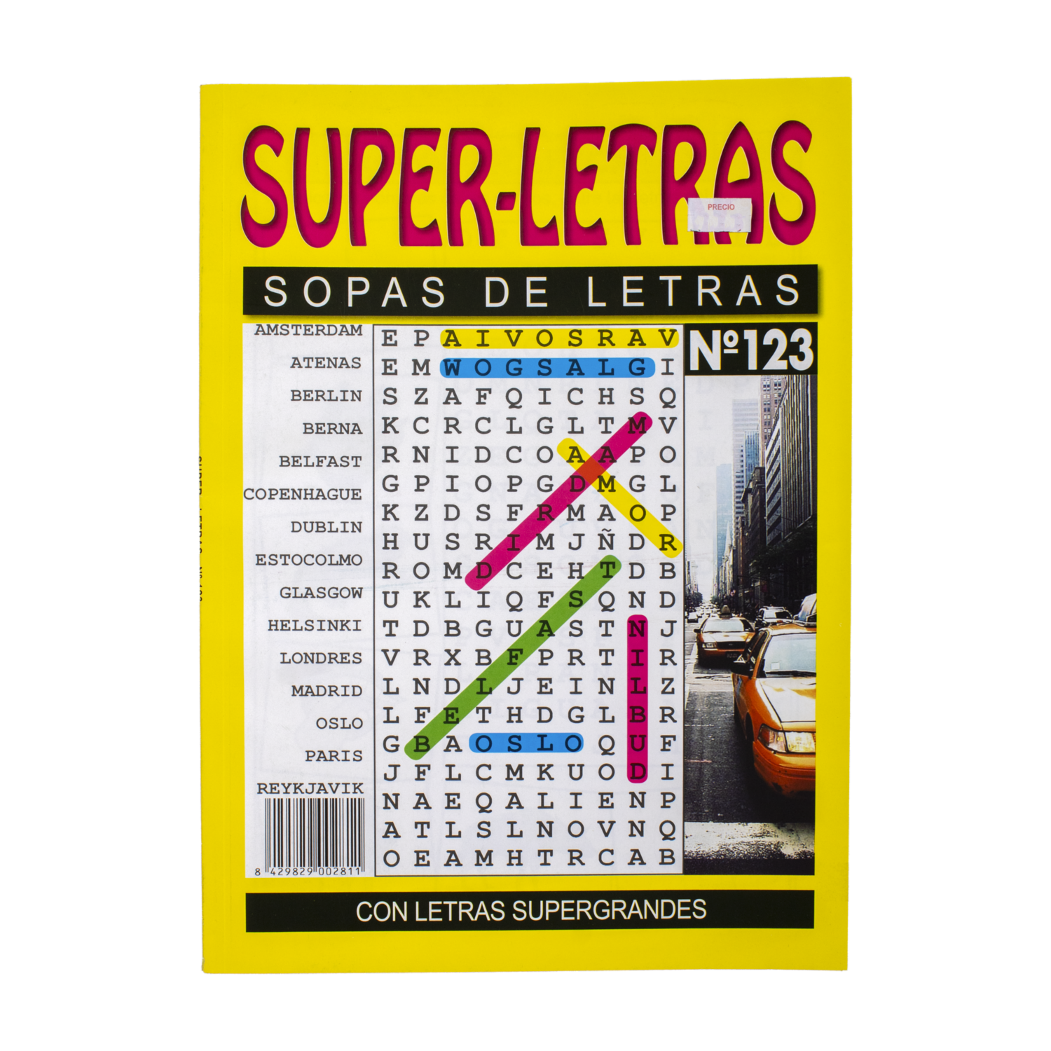 Libro Sopas Super Letras ASTURIAS 99 Páginas