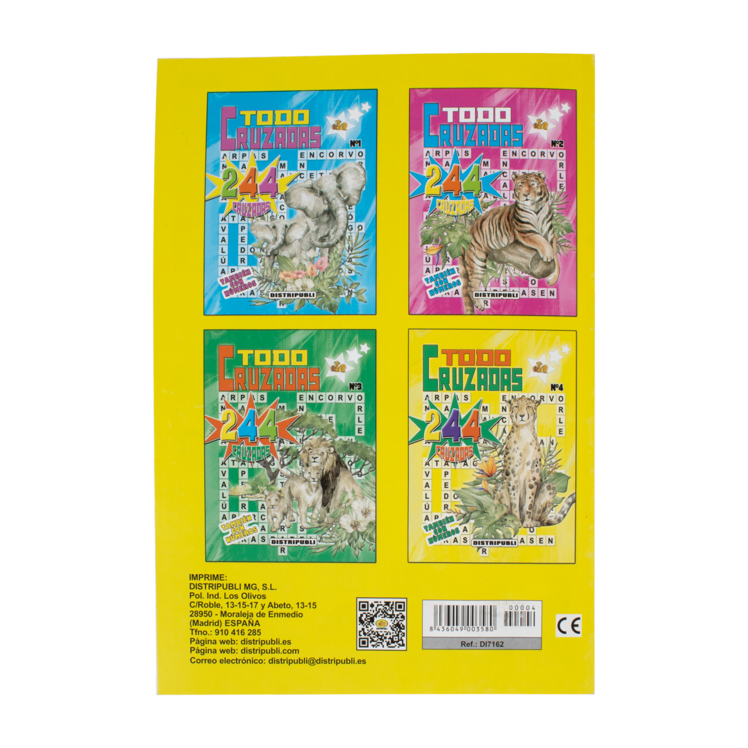 Libro Cruzadas MILLA 164 Páginas