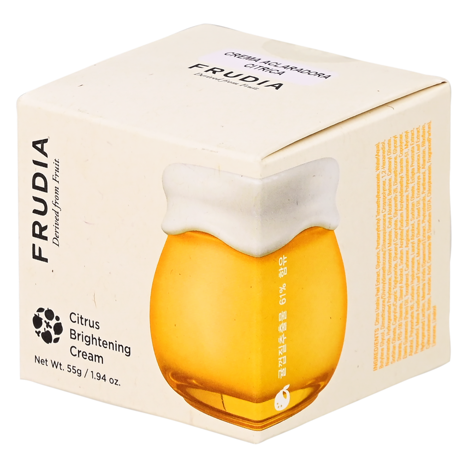 Crema Facial Facial Aclaradora Cítrico FRUDIA 1.94 Onz.