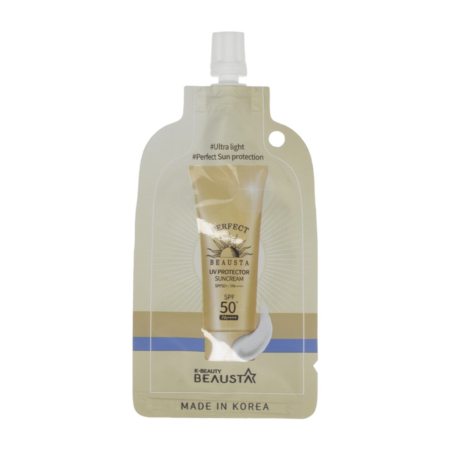 Protector Solar Facial Sachet Perfect Ultra Light Spf50 BEAUSTA 15 Ml