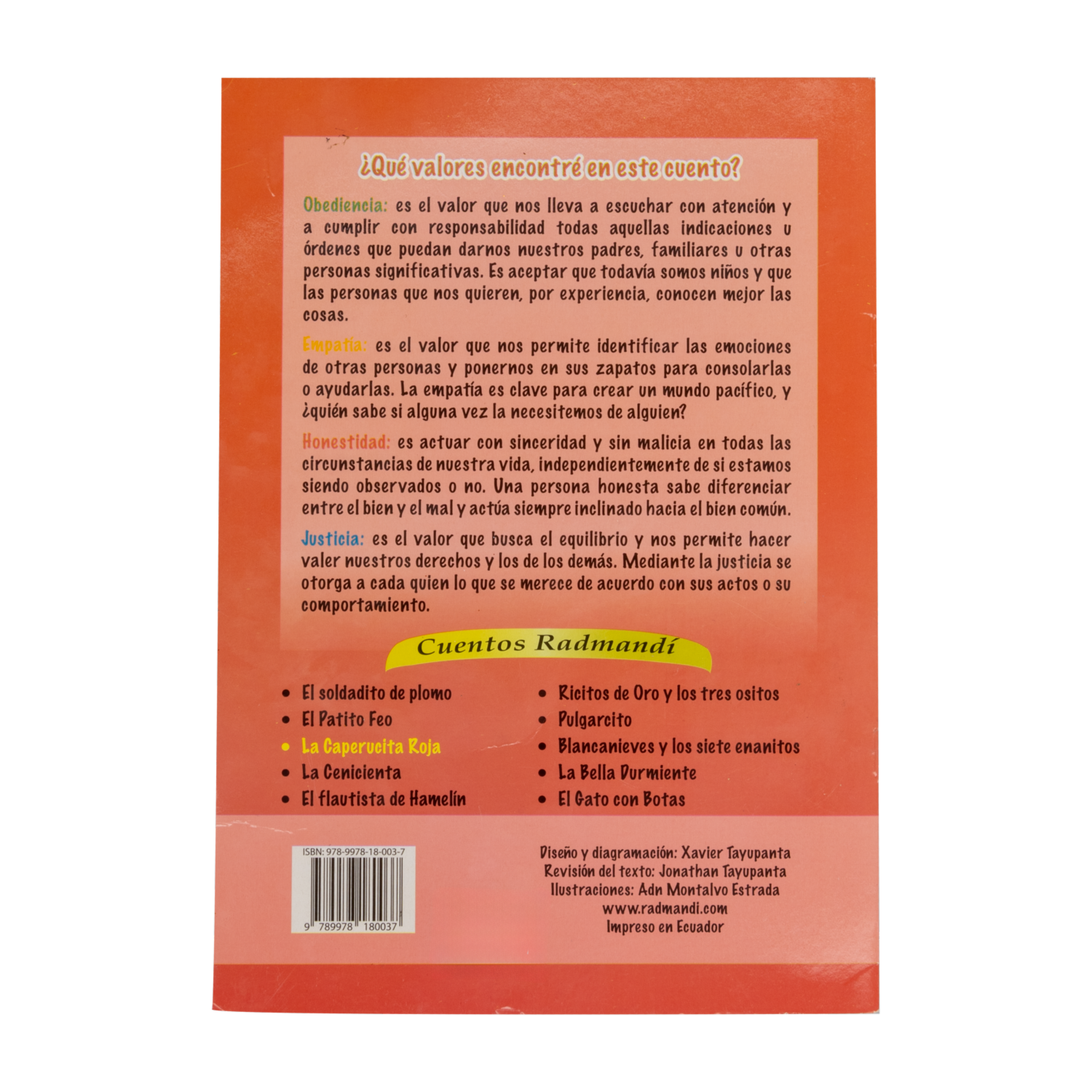 Libro La Caperucita Roja A5 RADMANDÍ 11 Páginas