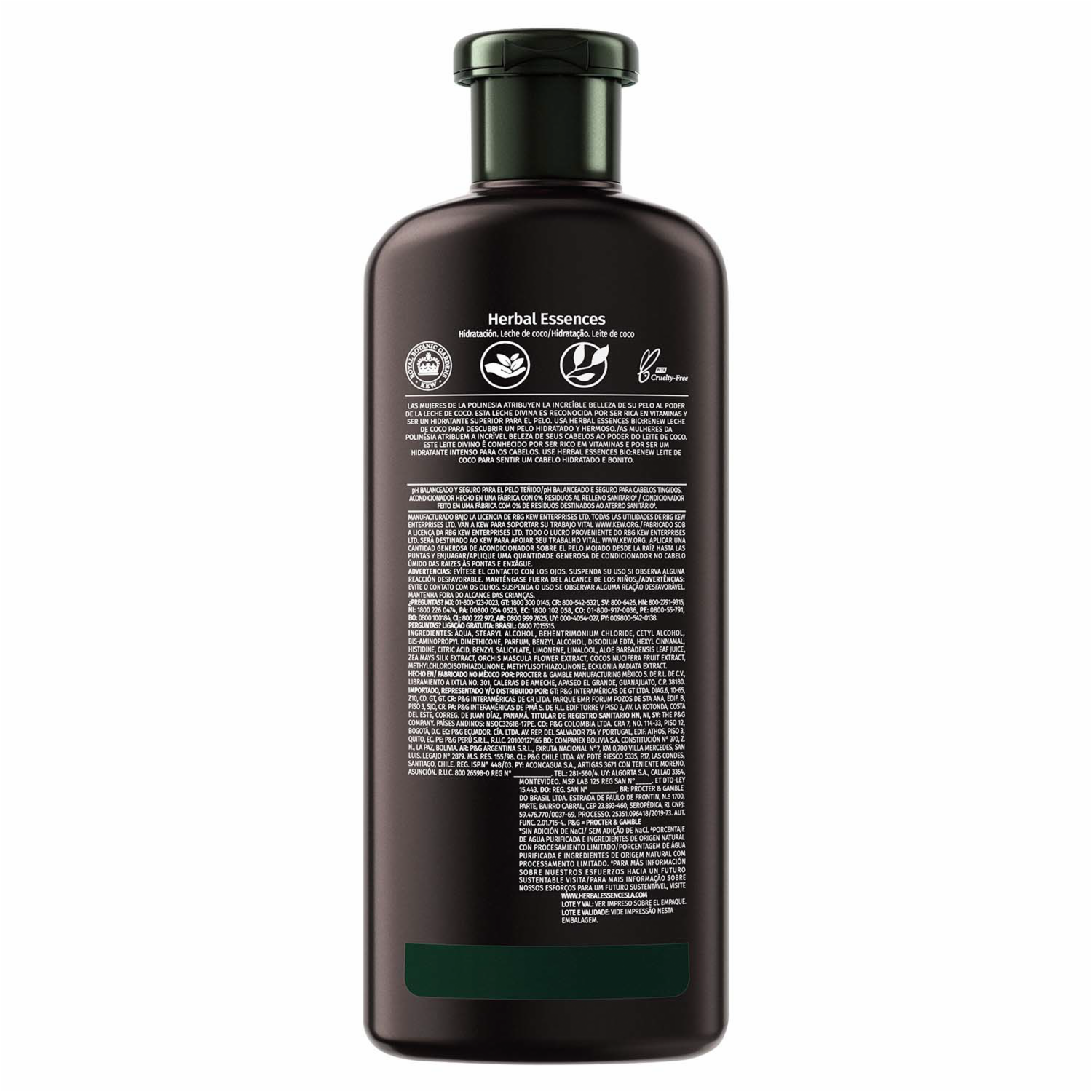 Acondicionador De Cabello Biorenew Leche De Coco HERBAL ESSENCES 400 Ml