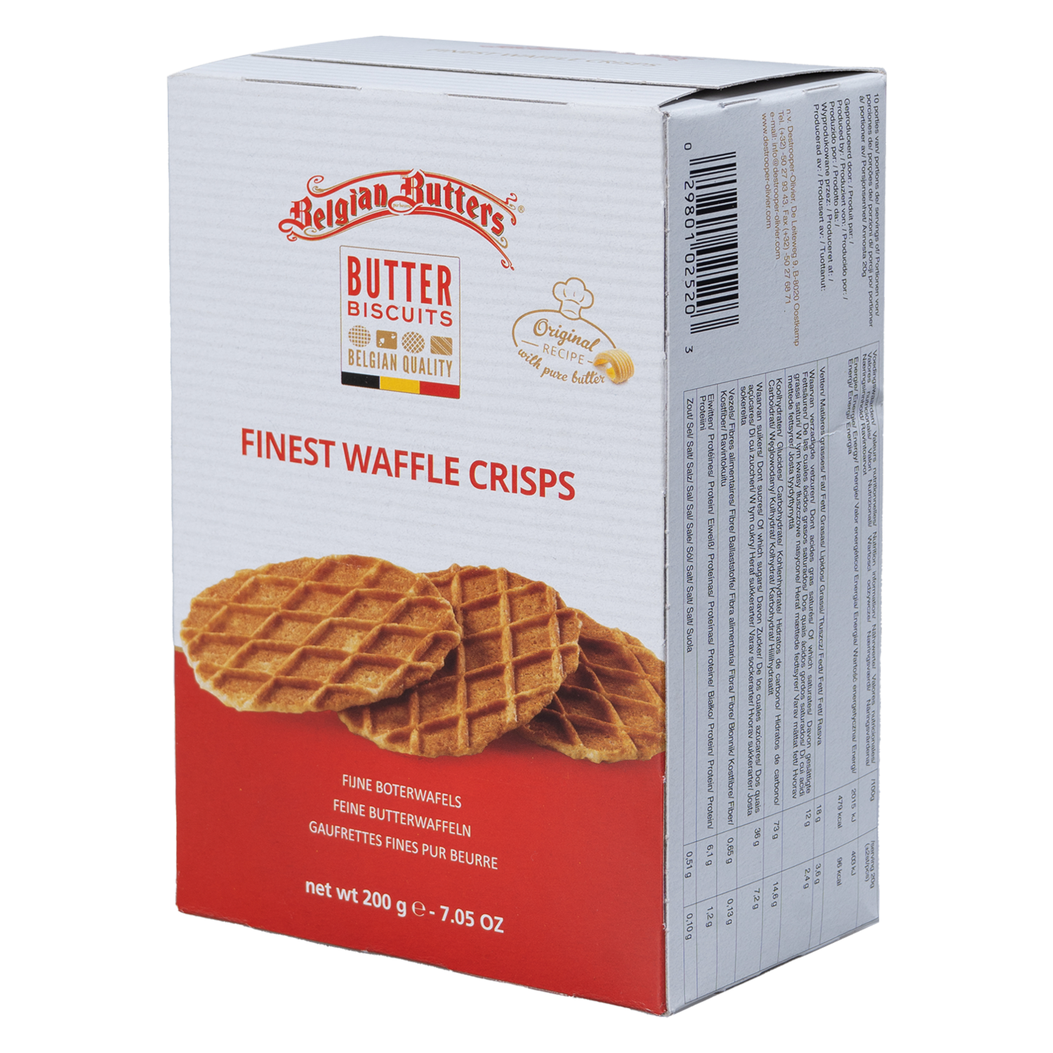 Waffles Crujientes BELGIAN BUTTER 200 G