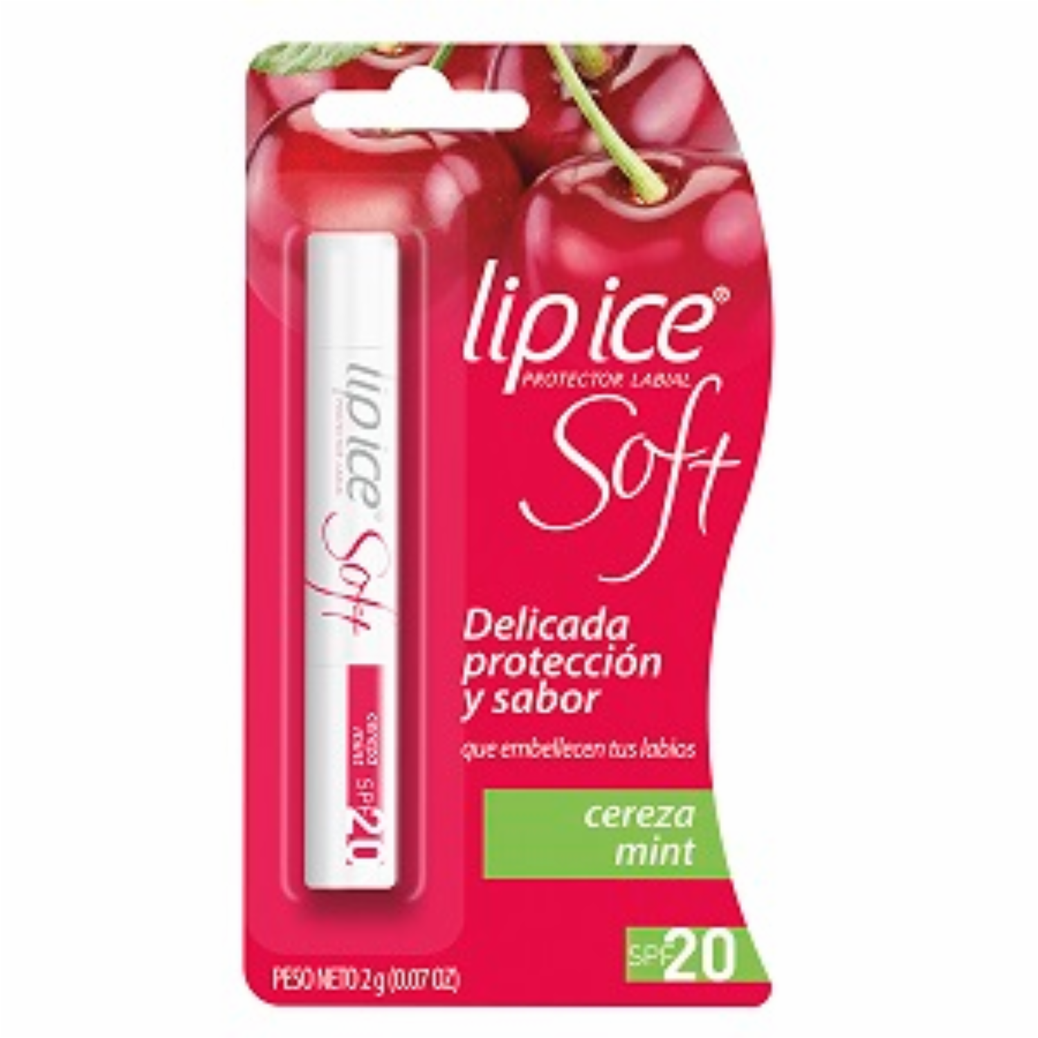 Bálsamo Labial Protector Labial Cereza Mint Con Factor De Protección Solar 20 LIPICE Unidad
