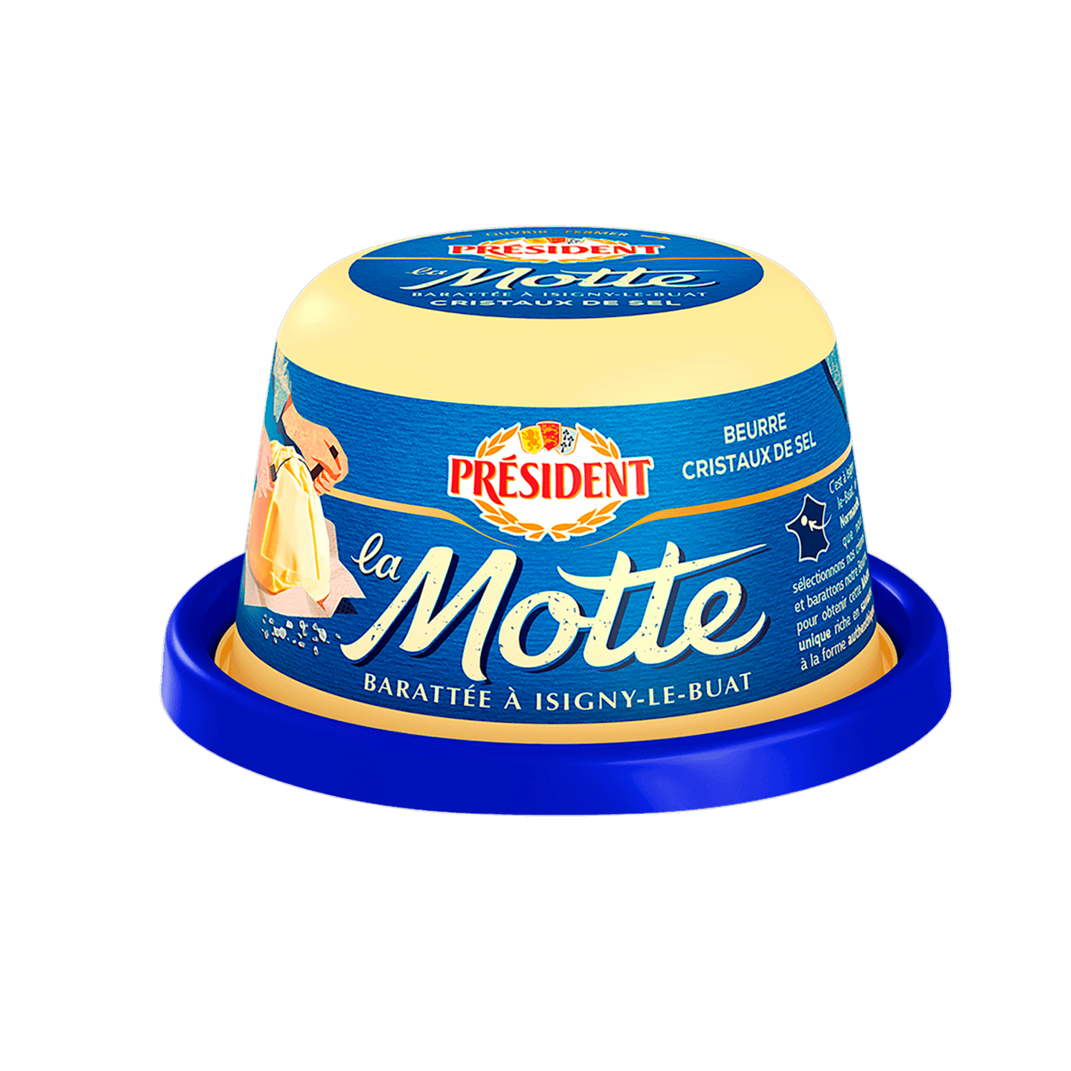 Mantequilla Con Granos De Sal PRÉSIDENT 250 G