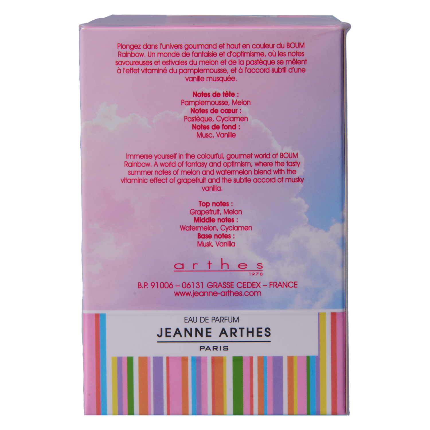 Fragancia Para Dama Boum Arco Iris JEANNE ARTHES EDP