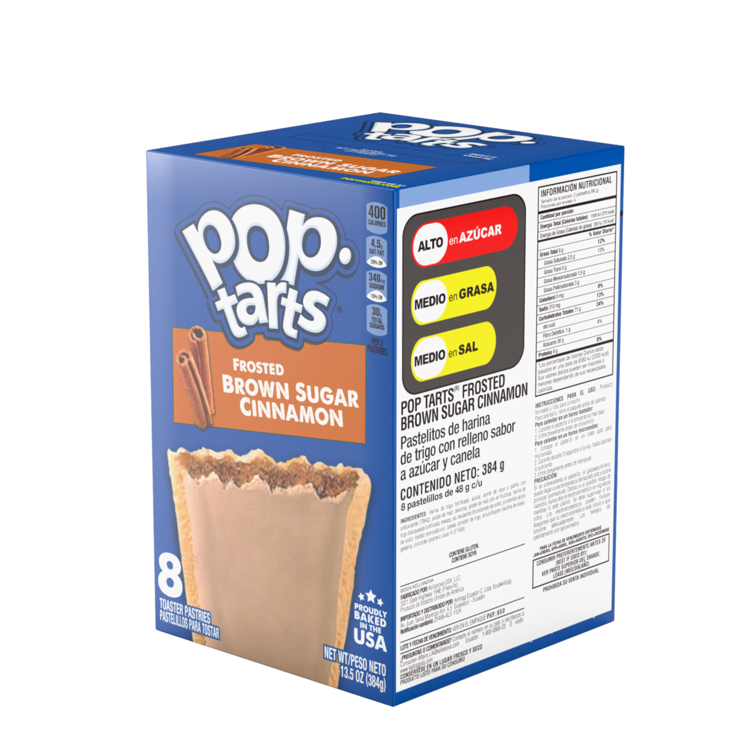 Pastelitos Para Tostar Brown Sugar Cinnamon POP TARTS 8 Uds De 48 G