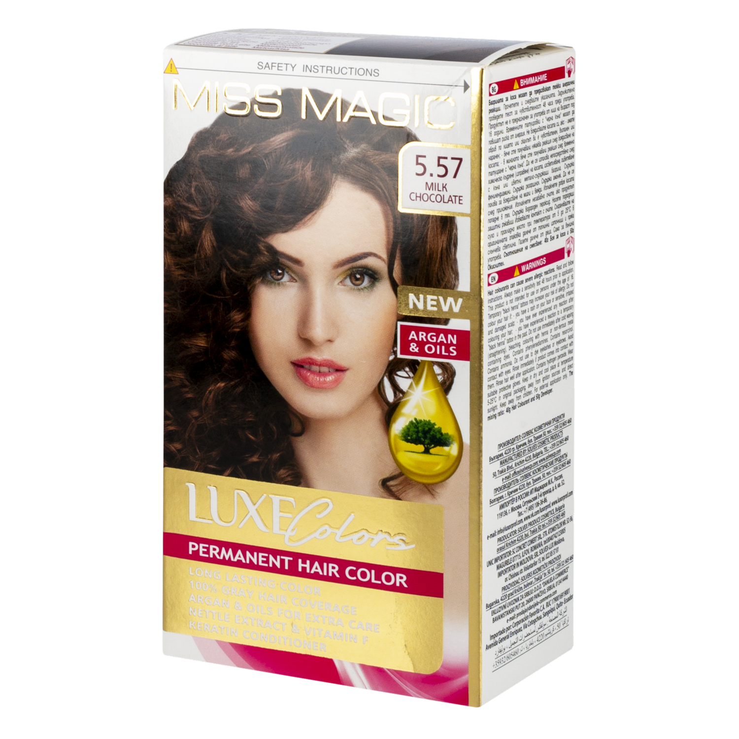 Tinte De Cabello Luxe Colors Chocolate 5.57 MISS MAGIC Colors Chocolate 5.57