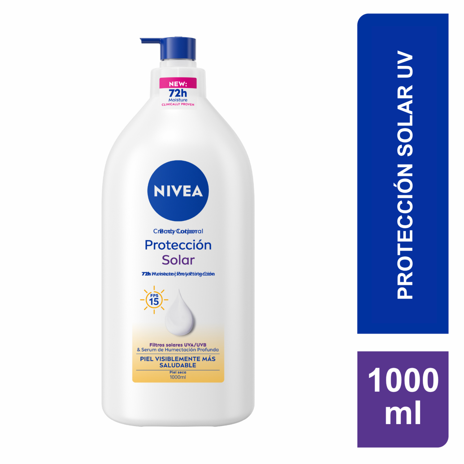 Crema Corporal Protección Uv Spf 15 NIVEA 1000 Ml