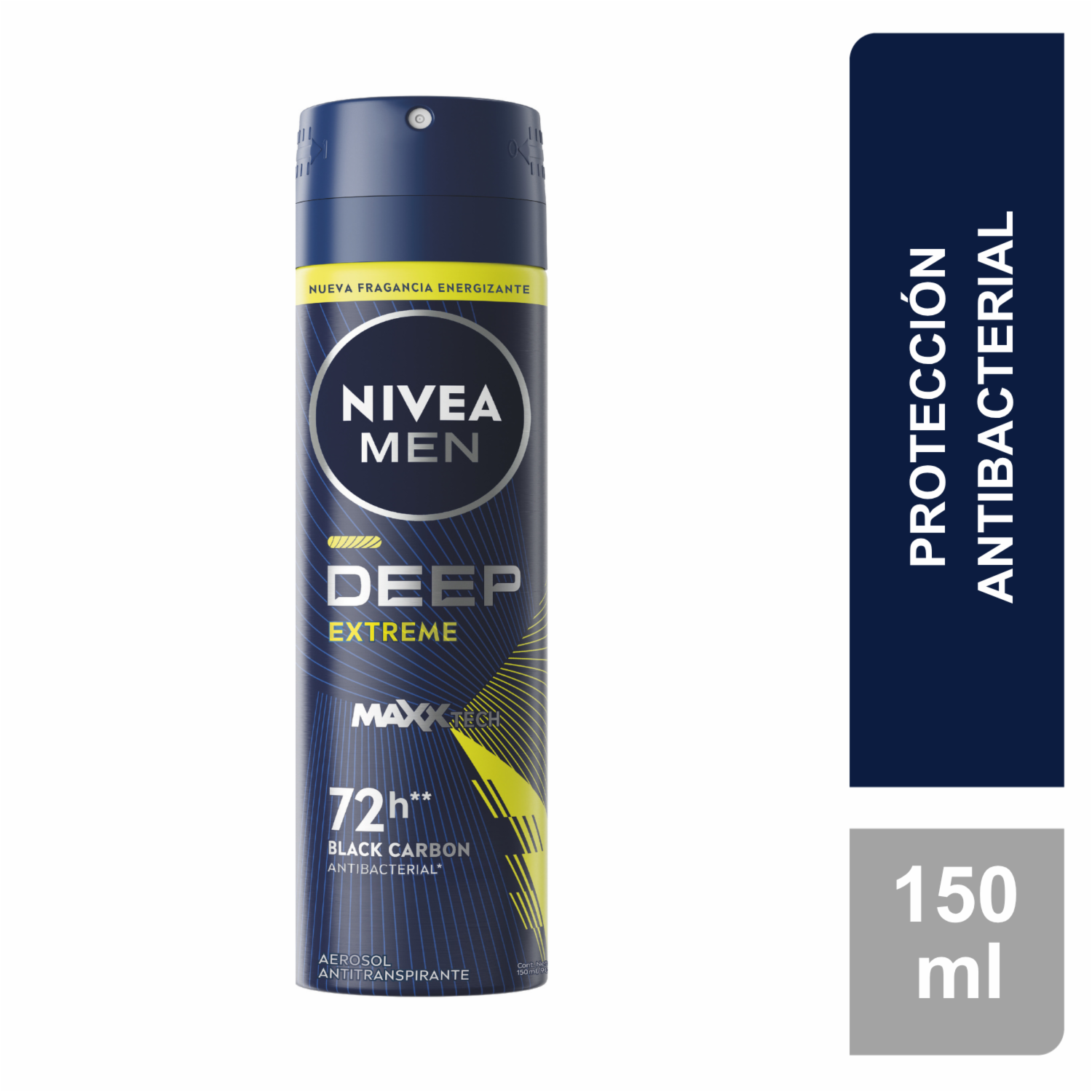 Desodorante En Aerosol Para Caballero Deep Xteme NIVEA 150 Ml