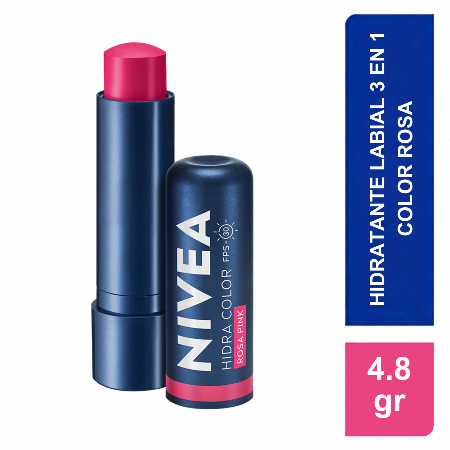 Bálsamo Labial Lip Care Hidra Color Rosa NIVEA 4,8 G