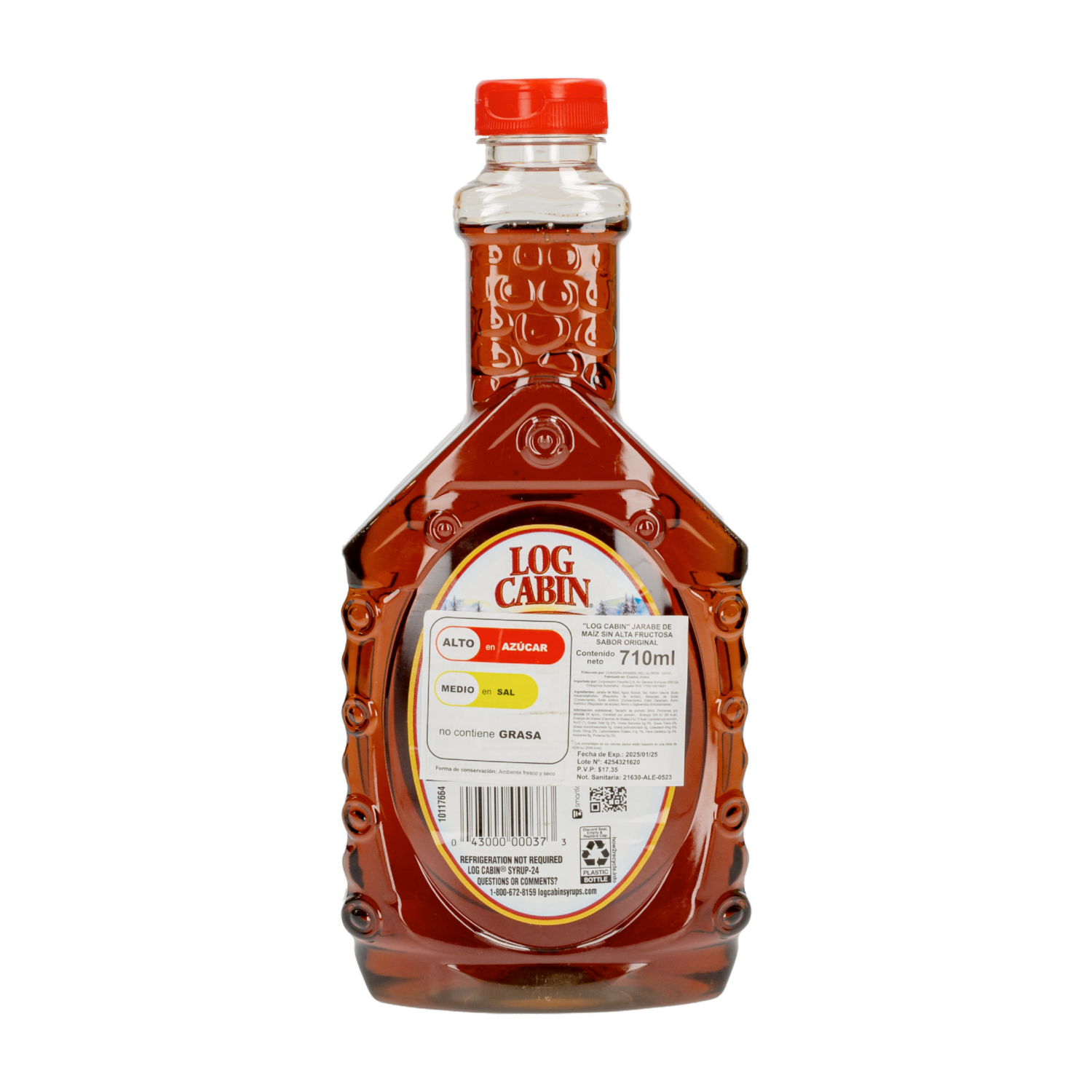 Jarabe De Miel De Maple Original LOG CABIN 680  G
