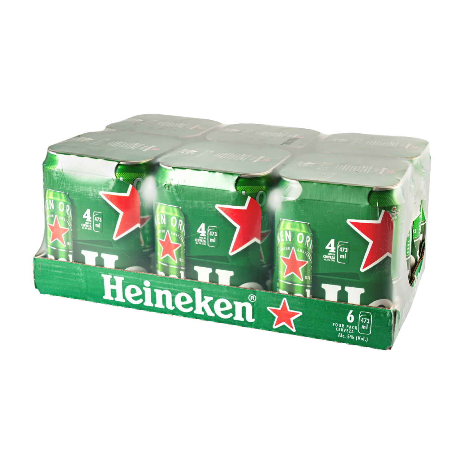 Cerveza En Lata Importada HEINEKEN 24 X 473 ML