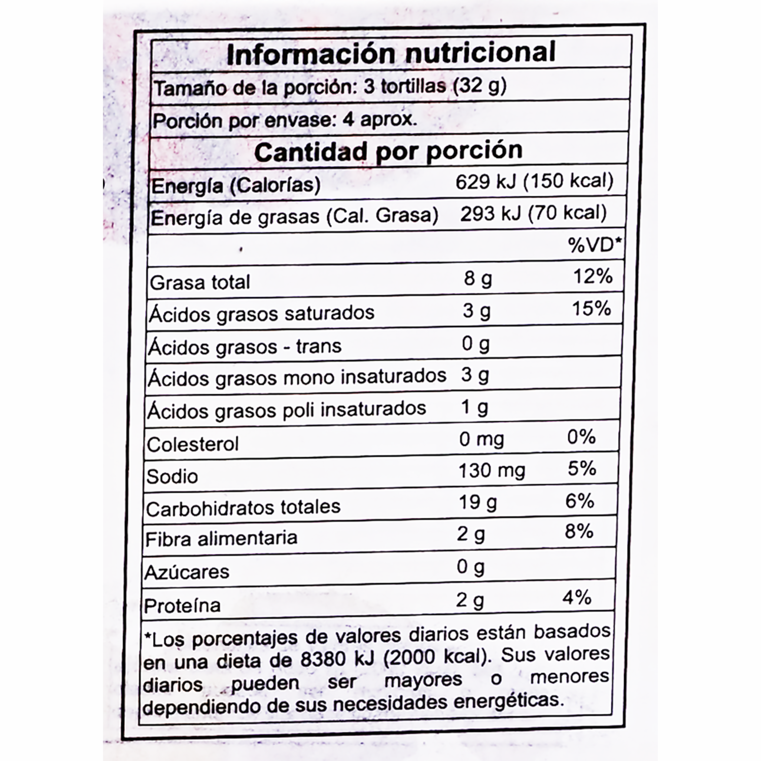 Tortilla De Maíz Sin Gluten OLD EL PASO 127 G