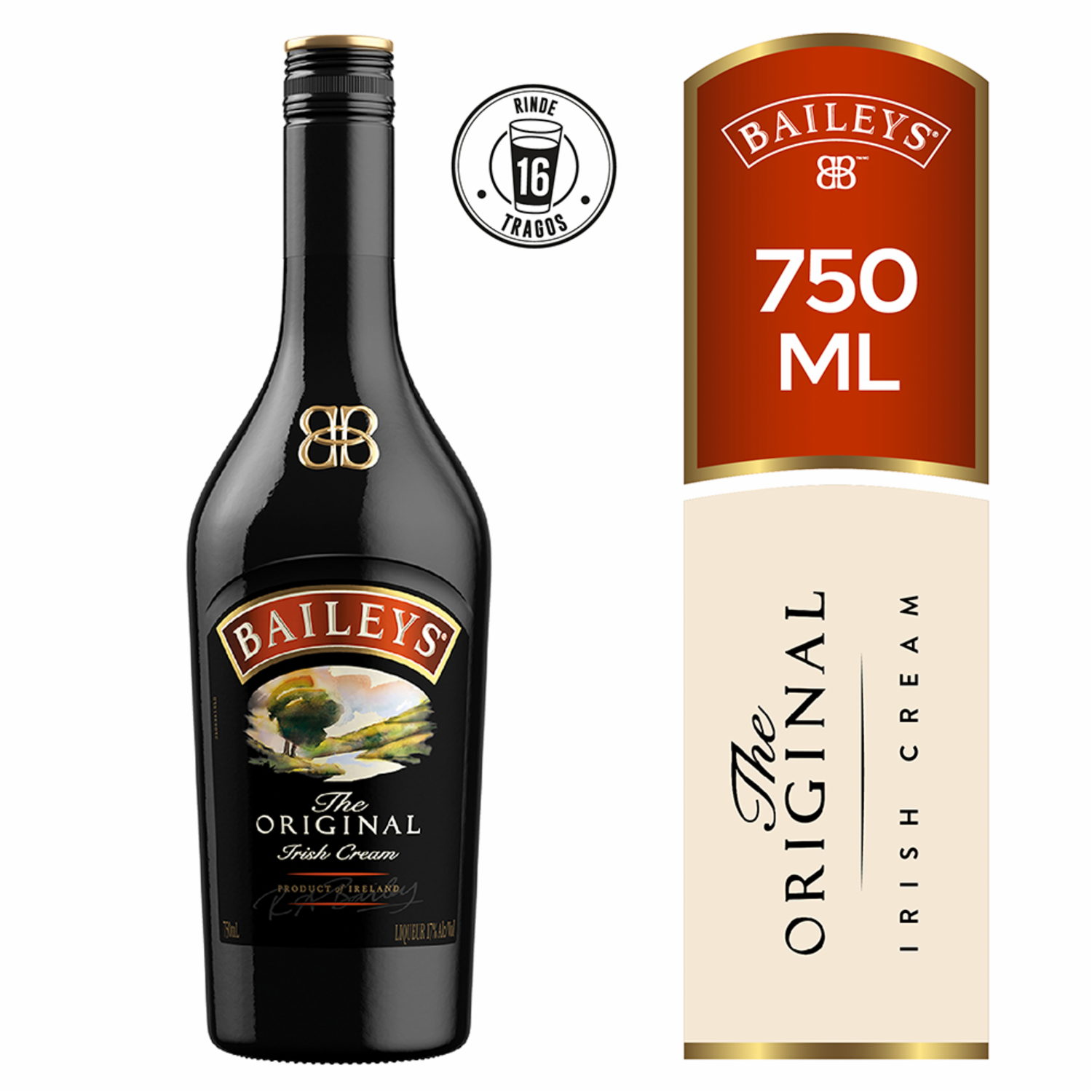 Crema De Licor Irlandesa The Original BAILEYS 750 ML