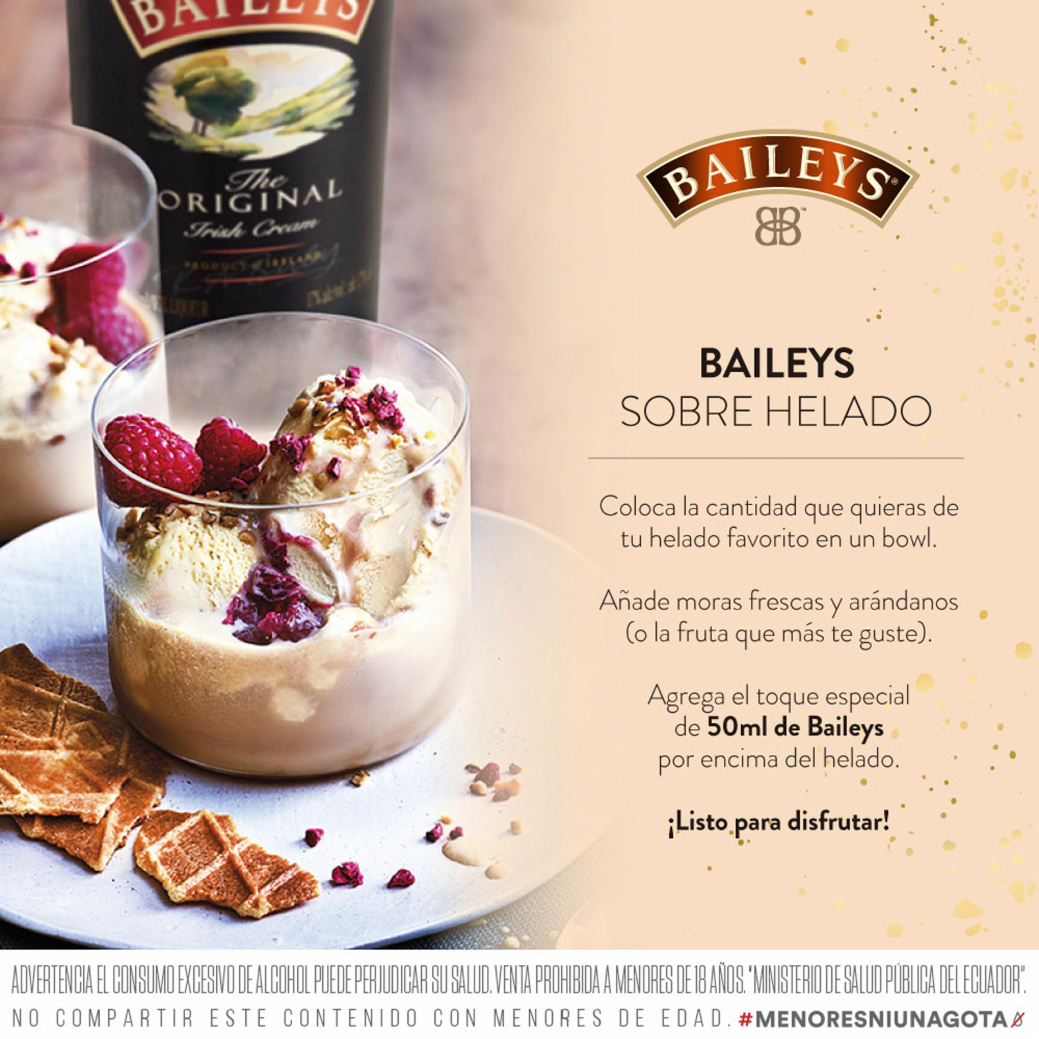Crema De Licor Irlandesa The Original BAILEYS 750 ML