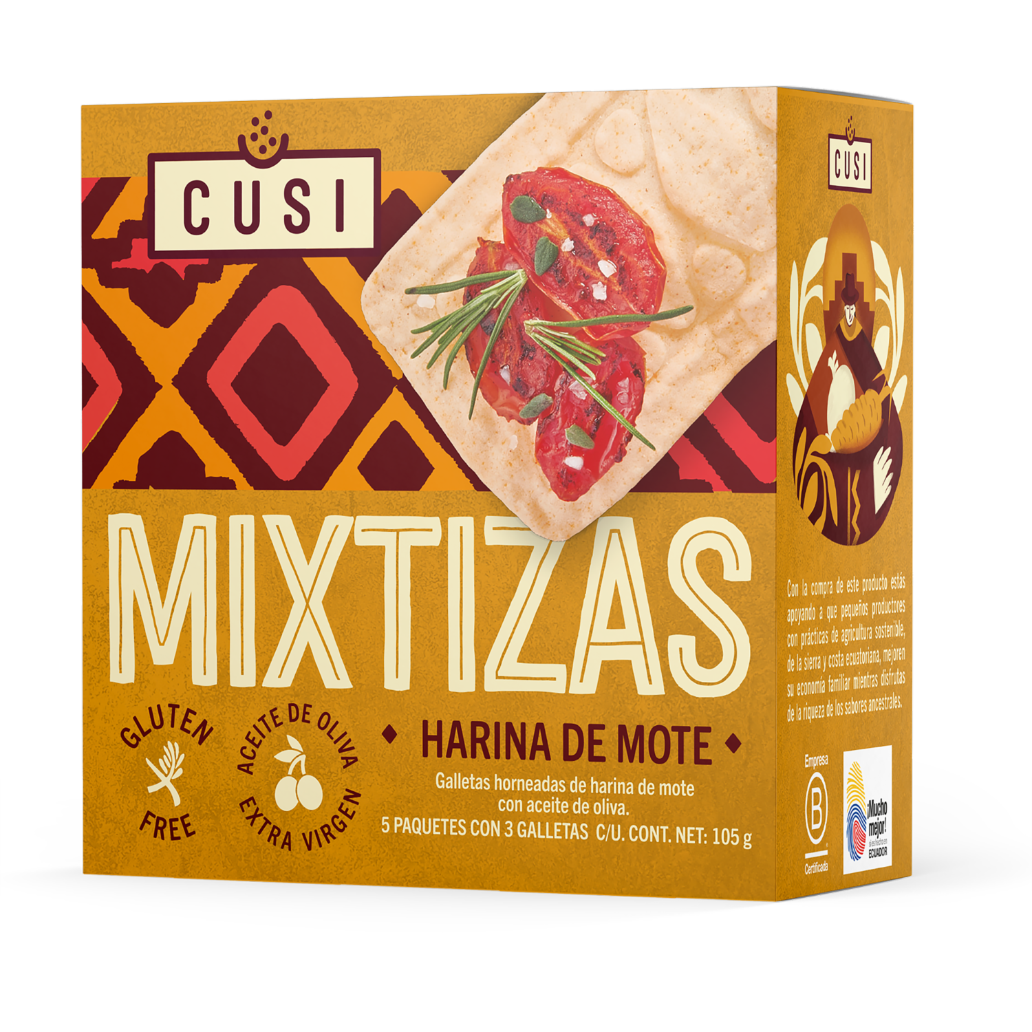 Galleta De Harina De Mote Con Aceite De Oliva MIXTIZAS 105 G