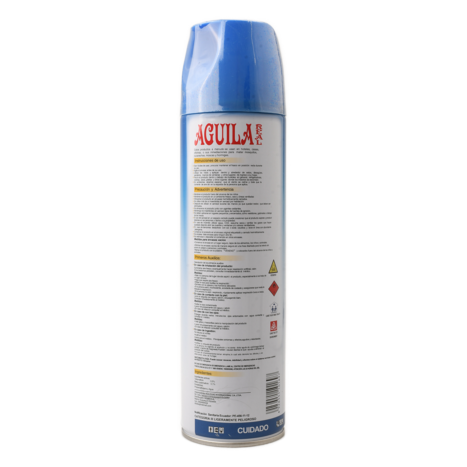 Insecticida En Aerosol Normal AGUILA REAL 400 Ml