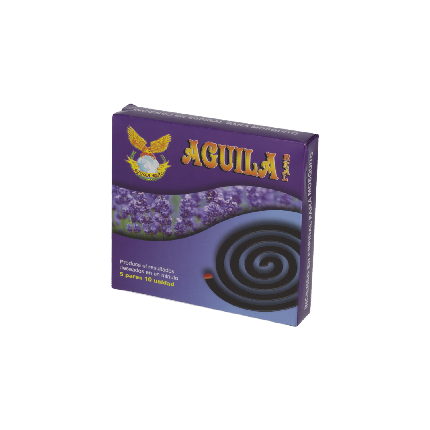 Incienso Para Mosquitos Espiral Lavanda AGUILA REAL X 5 Uds
