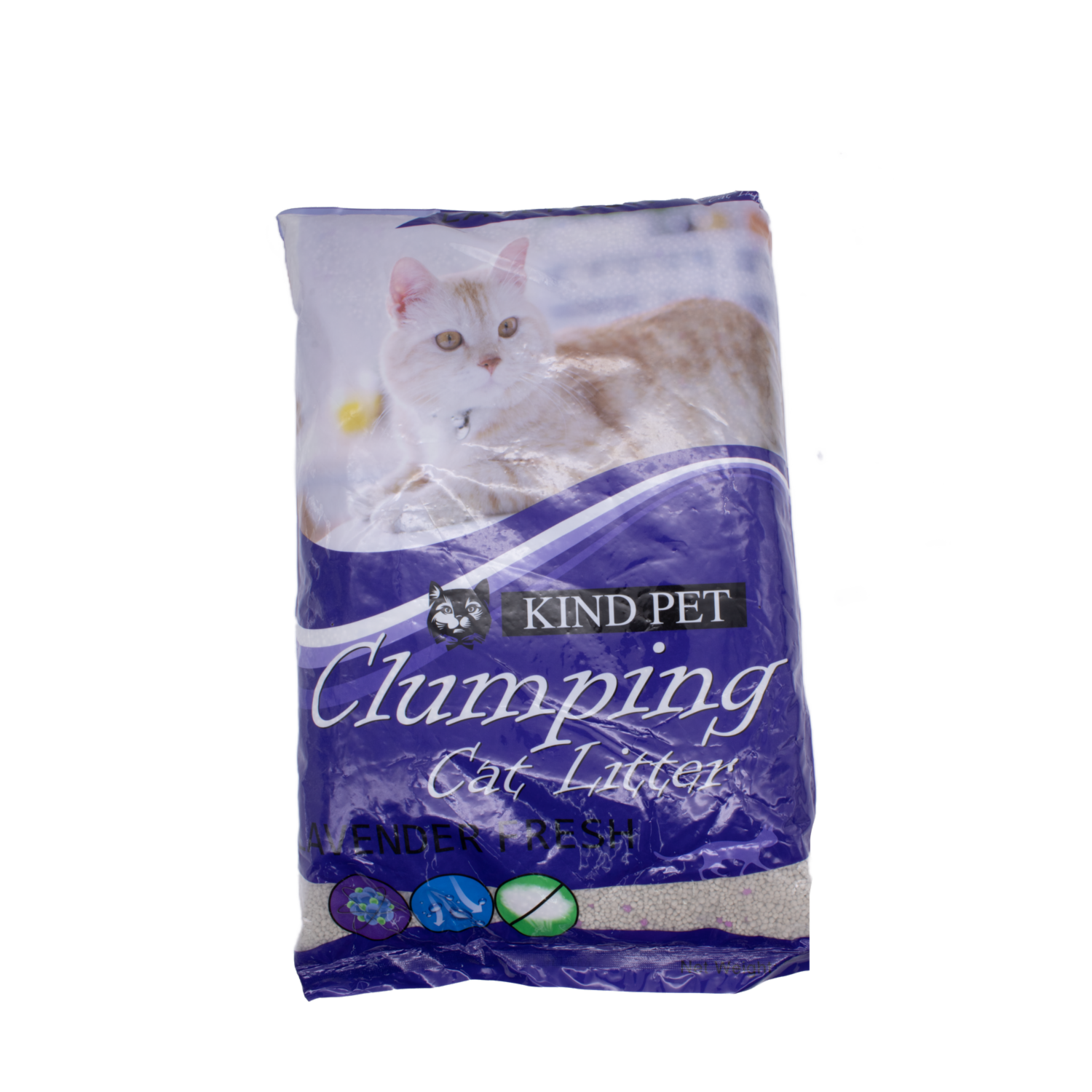 Arena Para Gatos Sanitaria Aroma Lavanda KIND PET 4 KG