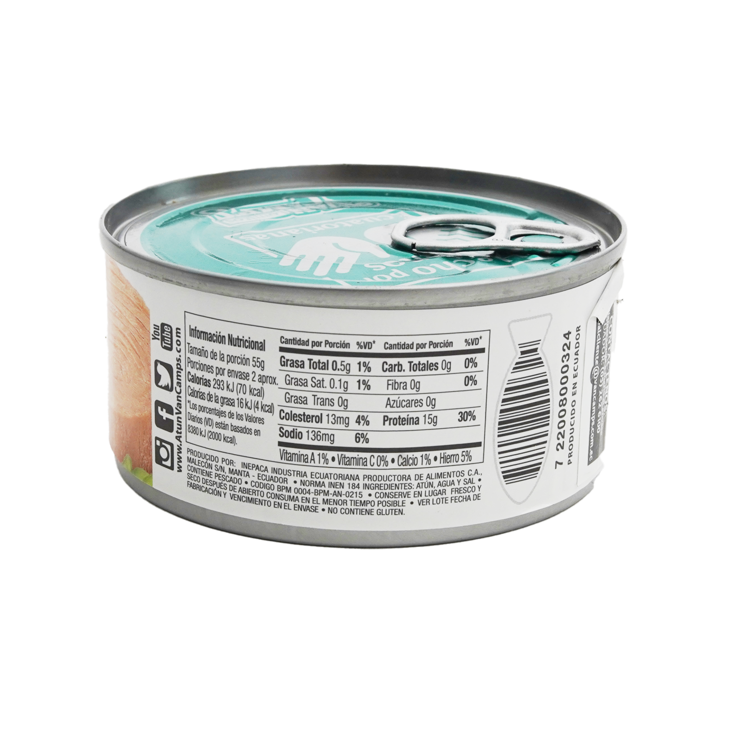 Atún Lomitos En Agua Con Abre Fácil VAN CAMP´S 184 G