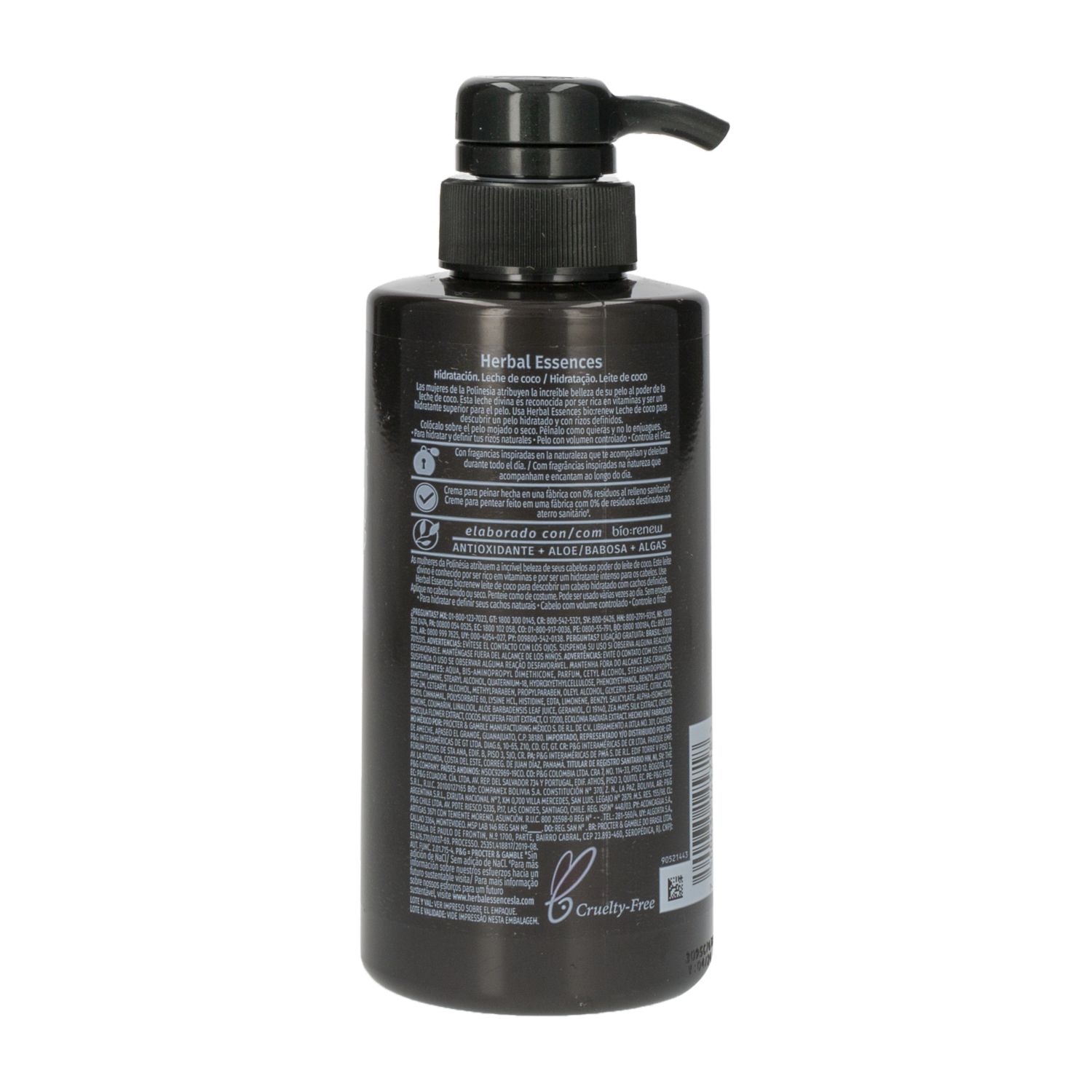 Crema Para Peinar Biorenew Leche de Coco y Aloe HERBAL ESSENCES 300 Ml