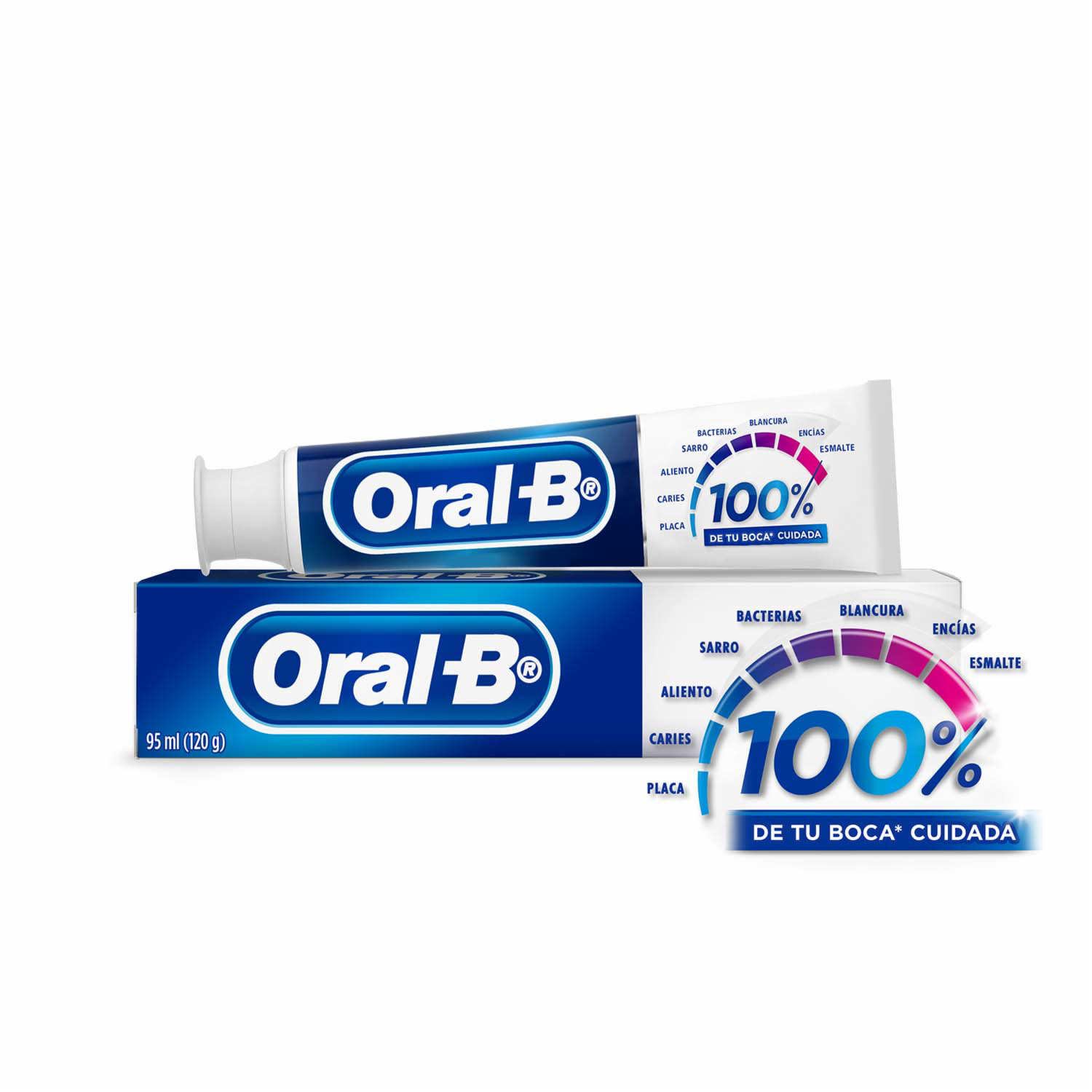 Pasta Dental 100% Menta Refrescante ORAL-B 95 Ml