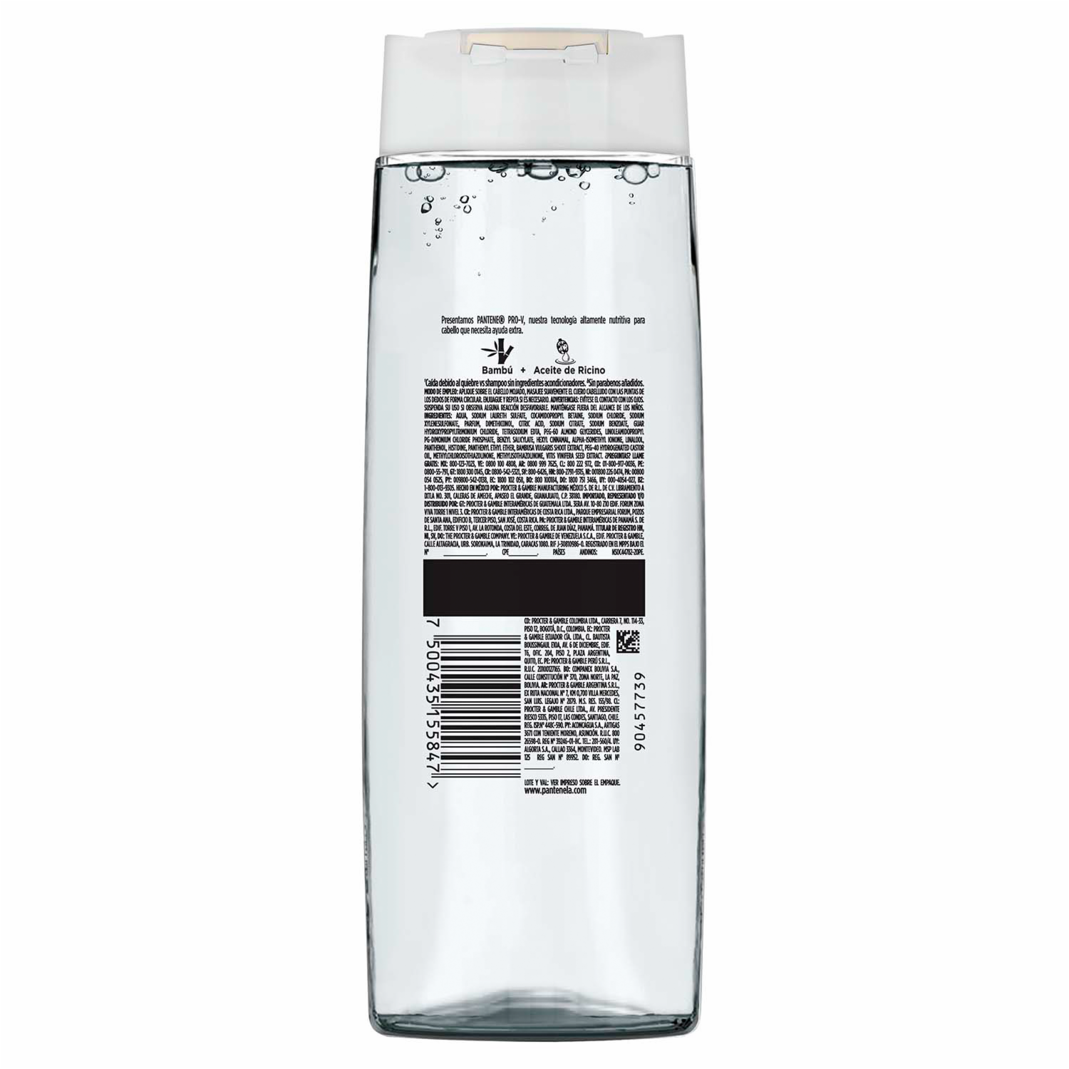 Shampoo De Cabello De Bambú PANTENE 400 Ml