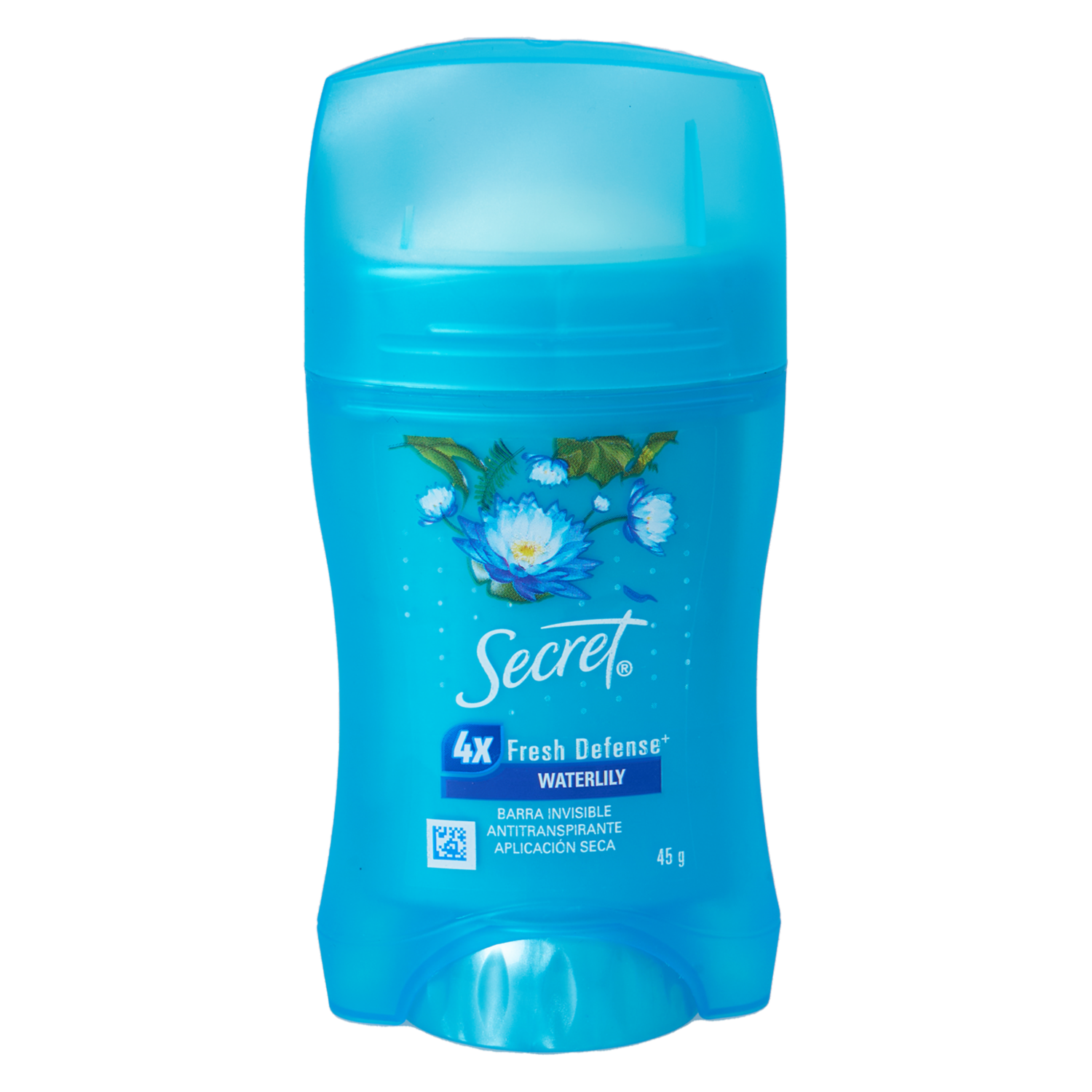 Desodorante En Barra Fresh Defense Waterlily SECRET 45 G