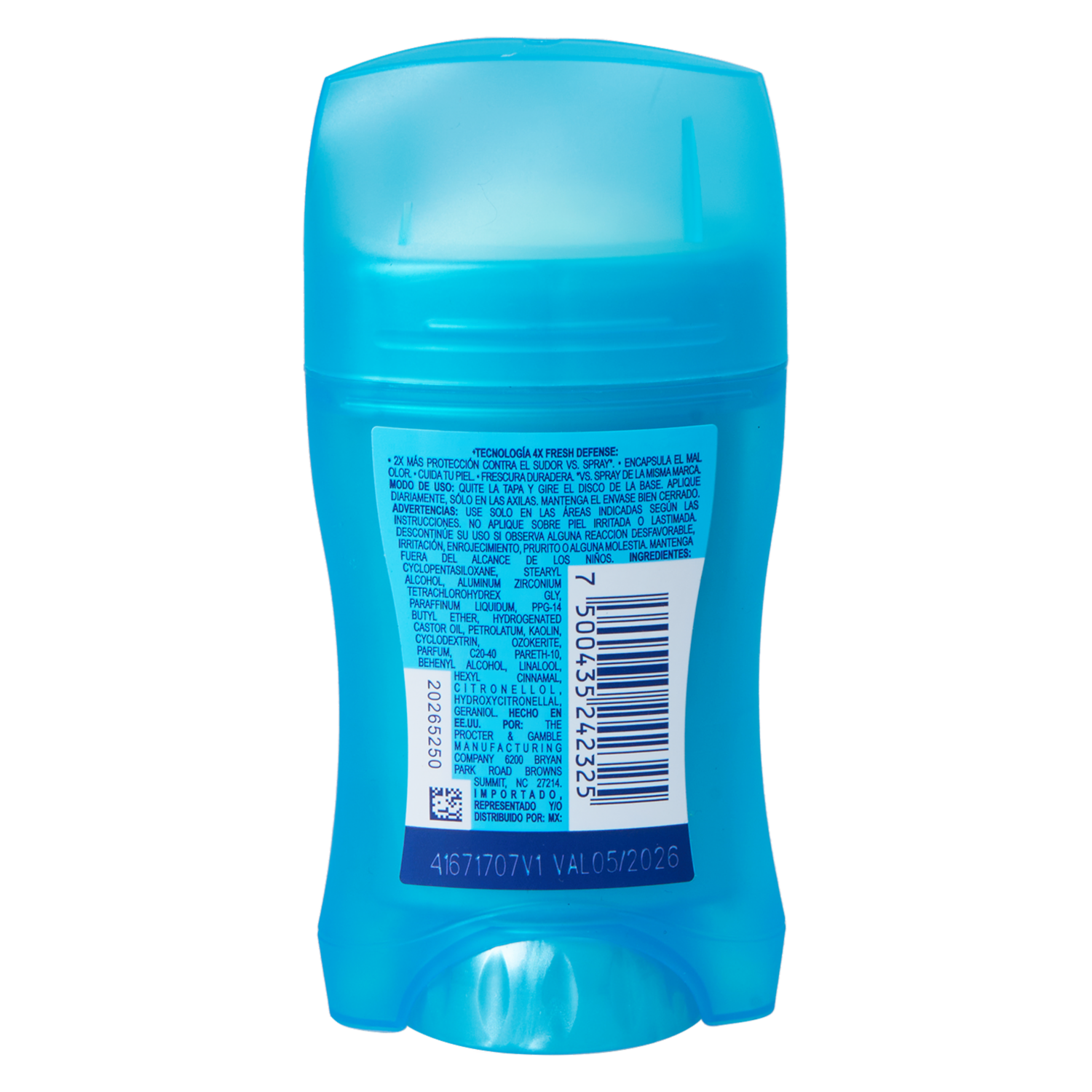 Desodorante En Barra Fresh Defense Waterlily SECRET 45 G