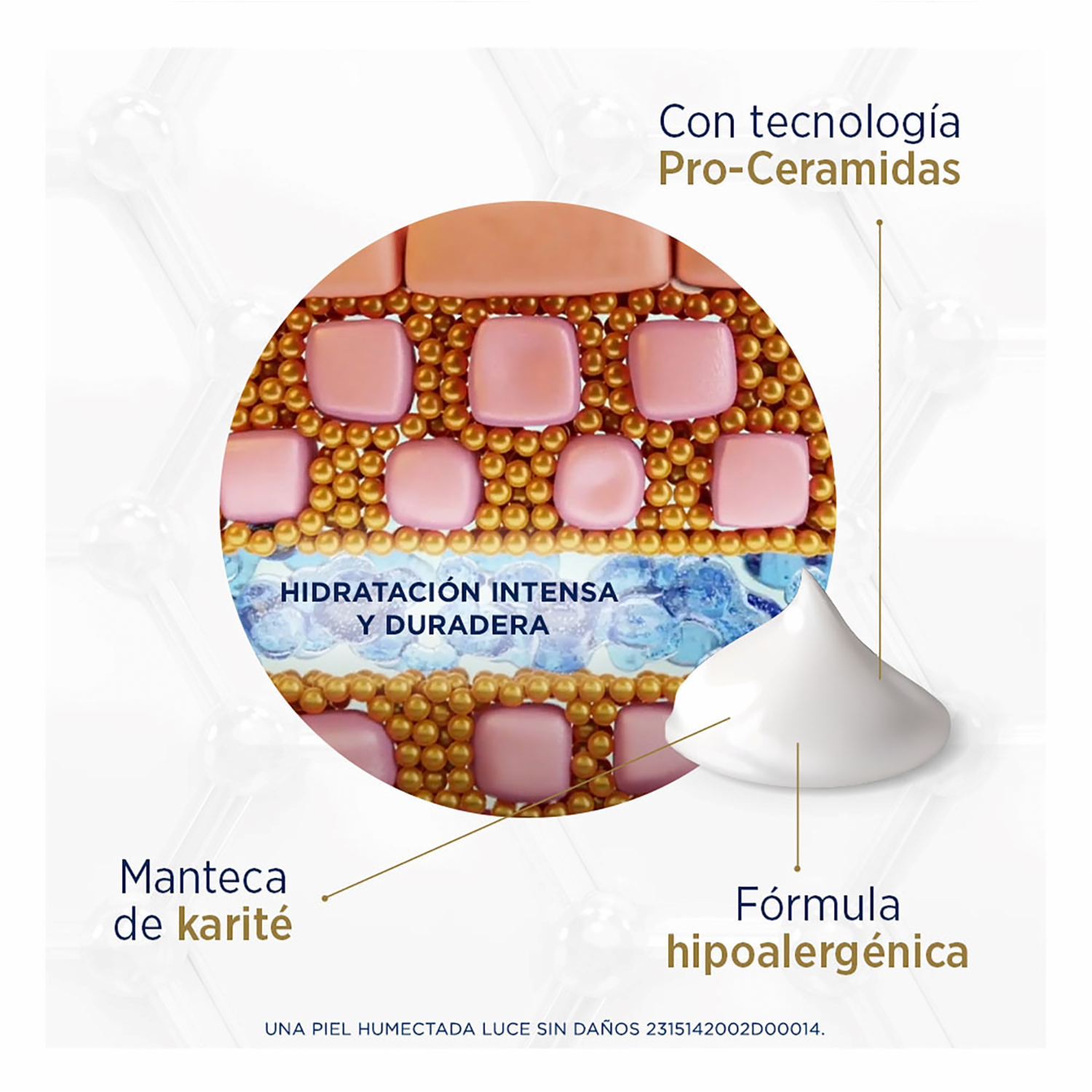Crema Corporal Reparación Intensiva LUBRIDERM 400 Ml