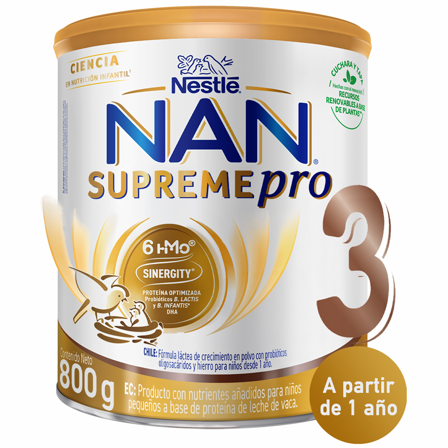 Fórmula Infantil Etapa 3 NAN SUPREME PRO 800 G