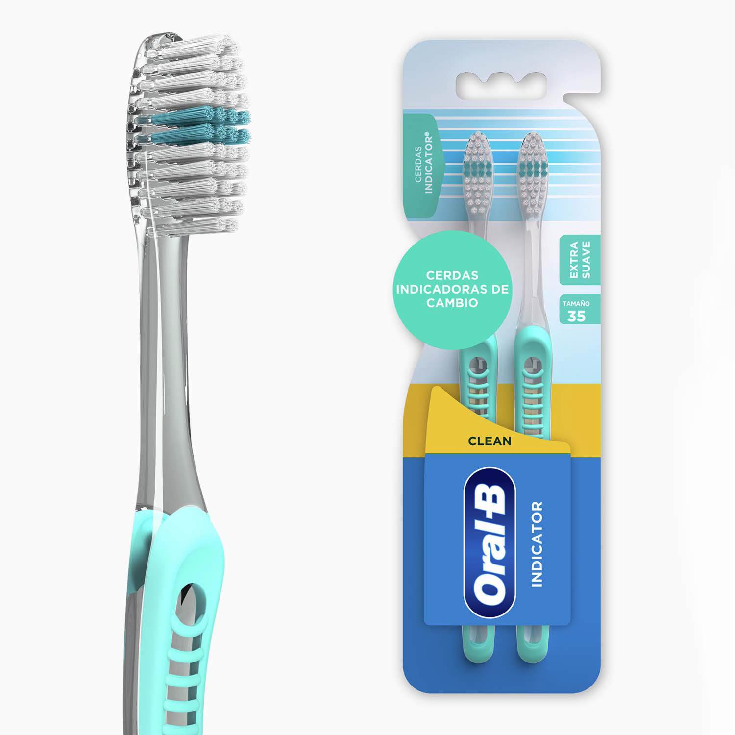 Cepillo Dental Pro Salud Indicator Plus ORAL-B X2 Uds