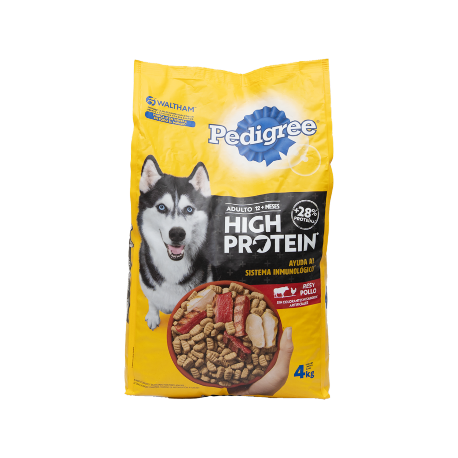 Alimento Para Perros High Protein Res Y Pollo PEDIGREE 4000 G