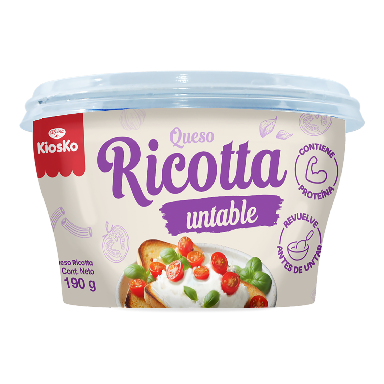 Queso Ricotta Untable KIOSKO 190 G